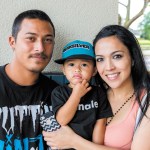 Greg Alisna, Waika Dias-Alisna and Whitney Dias