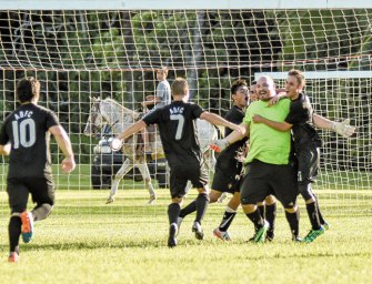 Afterburners win in penalty shootout