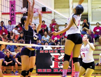 Menehune Ladies Win Volleyball Season Finale