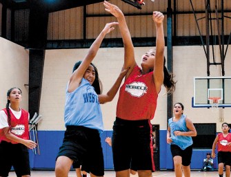 Rebels Inch By Westside A In Basketball Play